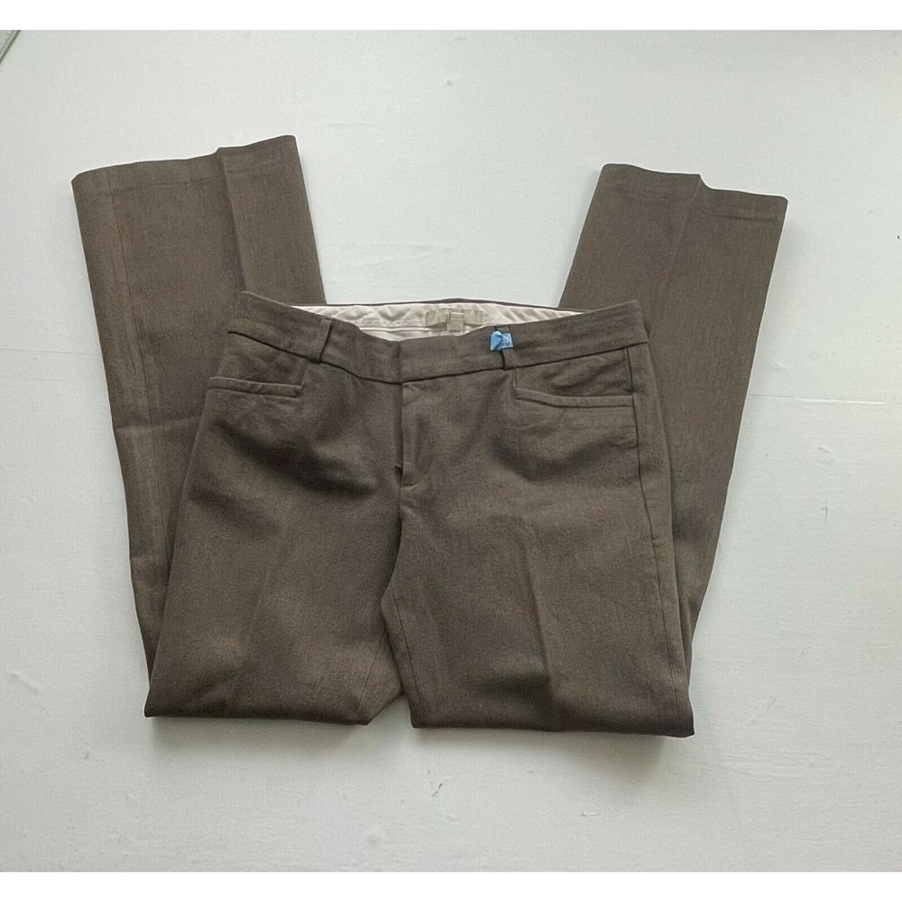 Banana Republic Women's Slacks Pants The Sloan Fit Size 6 Brown Tan Beige Career